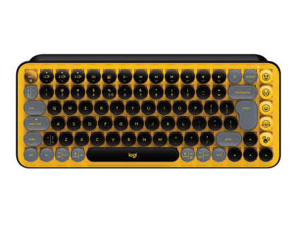 Klawiatura LOGITECH POP KEYS Black & Yellow US INTL